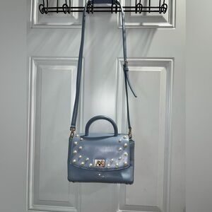 Kate Spade crossbody baby blue with Pearl Serrano Place Pearl Hand bag